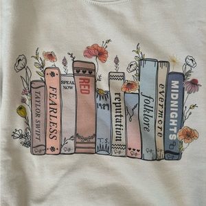 Taylor Swift Book Sweatshirt